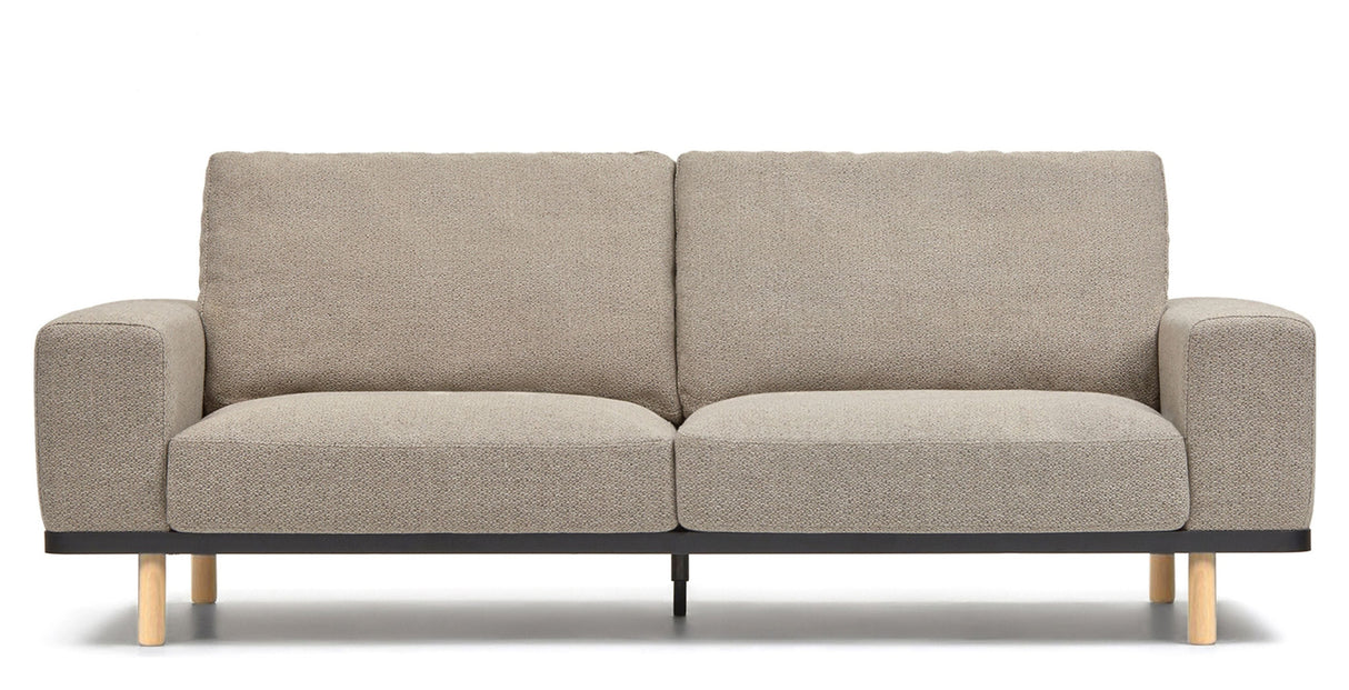 NOA 3-er. Sofa, beige/eik