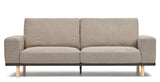 NOA 3-er. Sofa, beige/eik