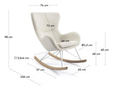 Vania Swing Chair, White