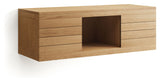 Yenit baderomsbase, natur, teak, 120x45x40