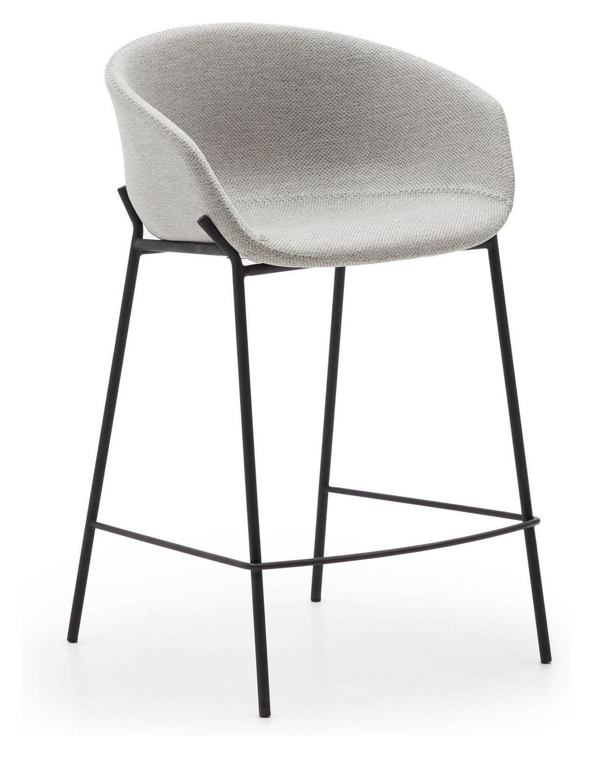 Yvette Barstool, Light Grey, H: 65