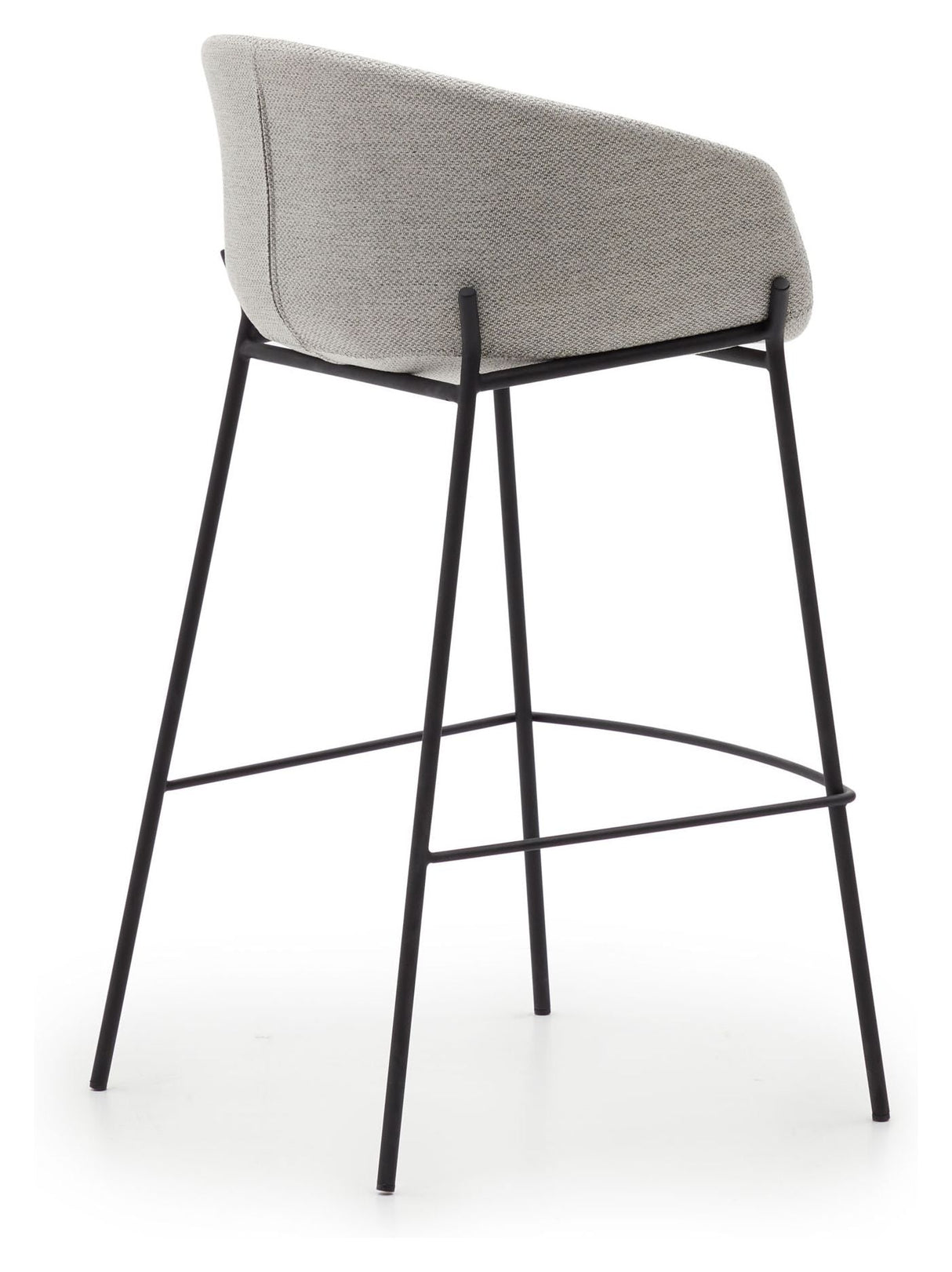 Yvette Barstool, Light Grey, H: 74