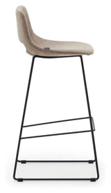 Zahara Barstool, Brown Fabric, H: 76