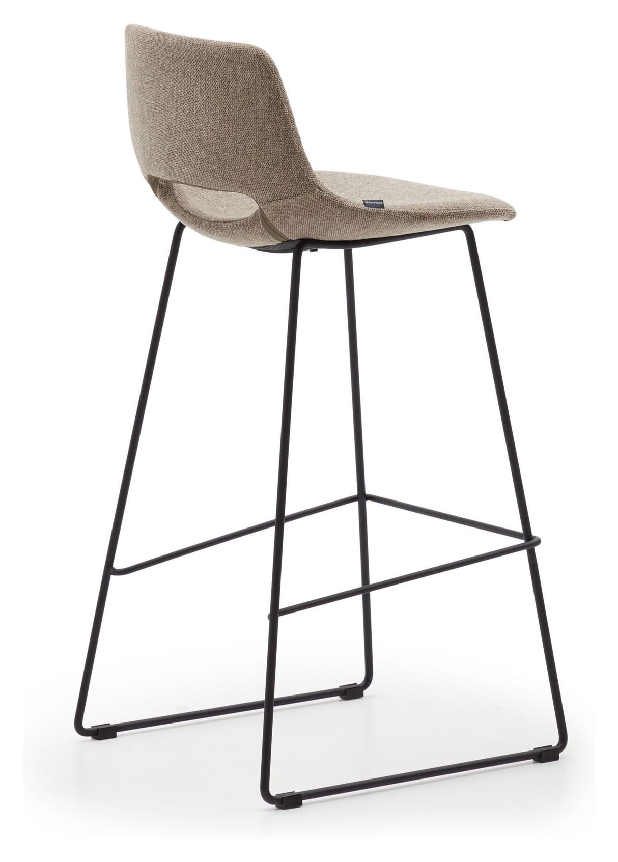 Zahara Barstool, Brown Fabric, H: 76