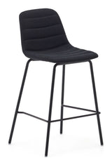 Zunilda Bar Chair, Black, H: 65