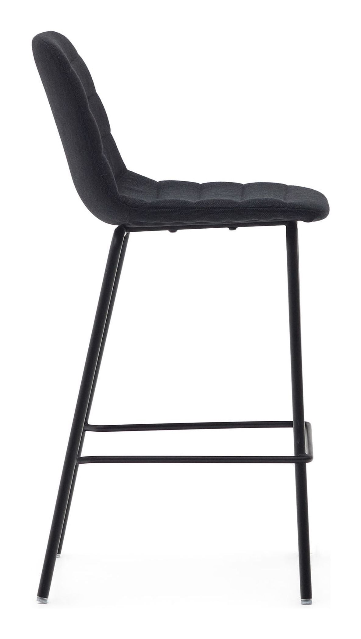 Zunilda Bar Chair, Black, H: 65