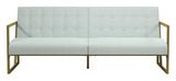 Lexington Modern Sofa Bed, Pale Teal