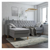 Liberty Sofa Bed with Storage, Light Grey