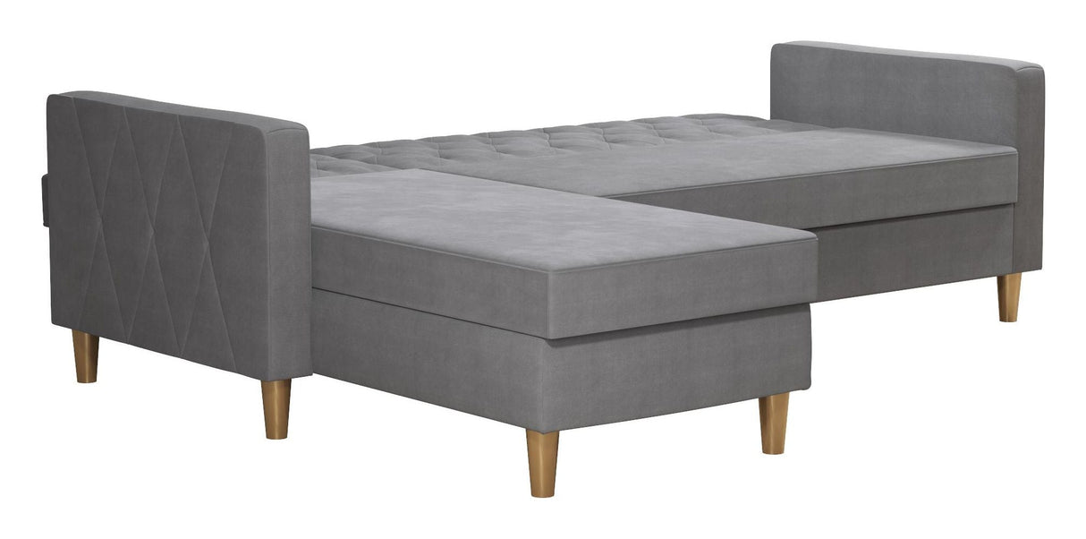 Liberty Sofa Bed with Storage, Light Grey