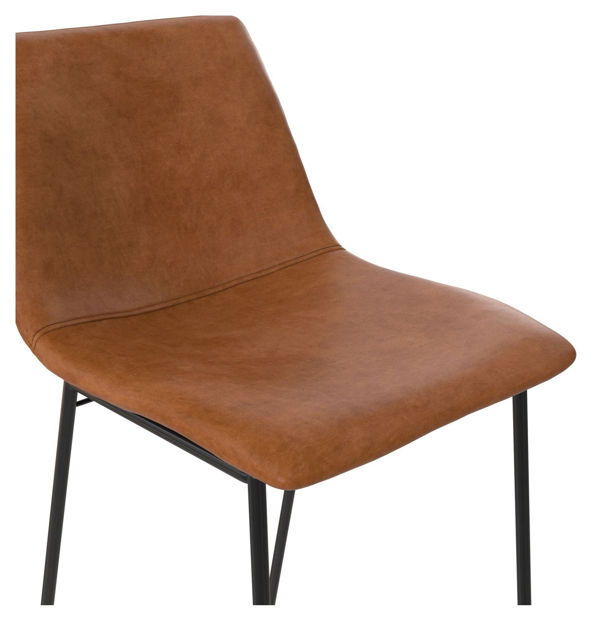 Bowden Padded Barstool Caramel, SH: 76