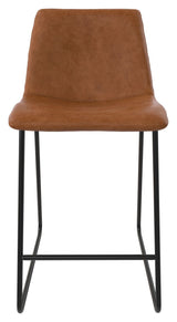 Bowden Padded Barstool Caramel, SH: 60