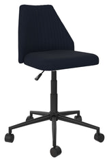 Brittany Office Chair, Blue Fabric