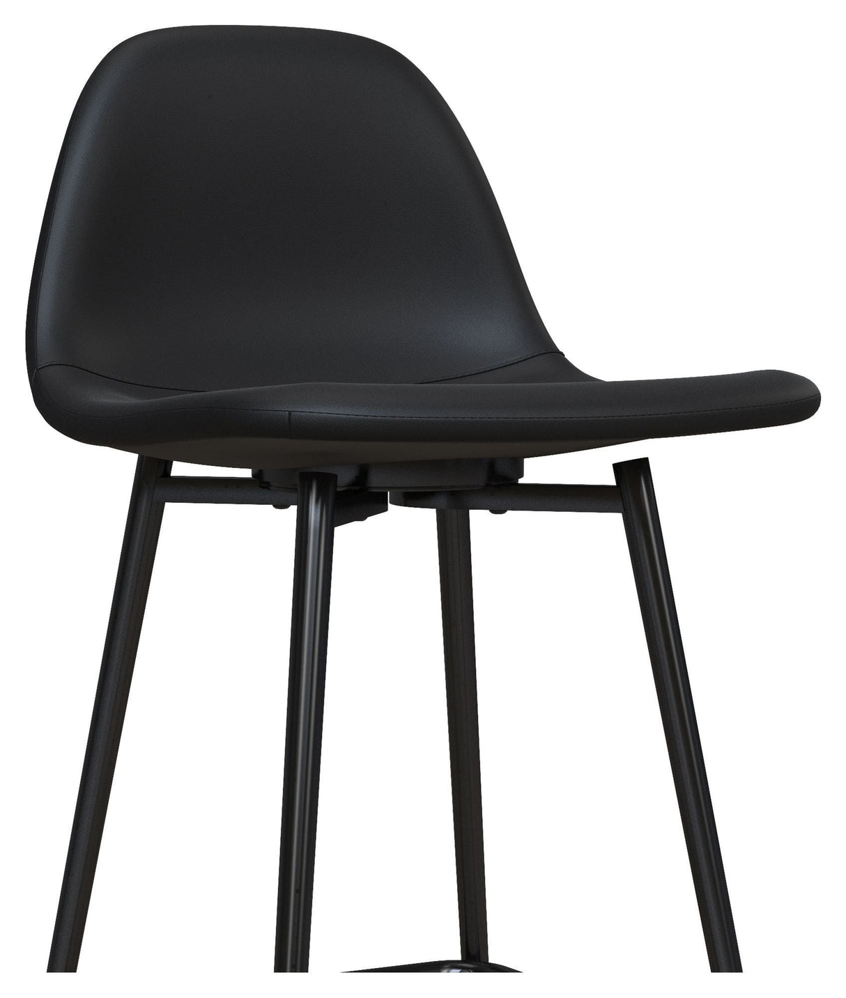 Calvin Padded Bar Chair, Black