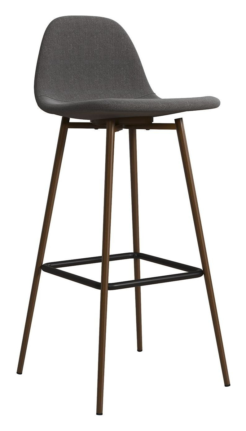 Copley Barstool Dark Grey Linen