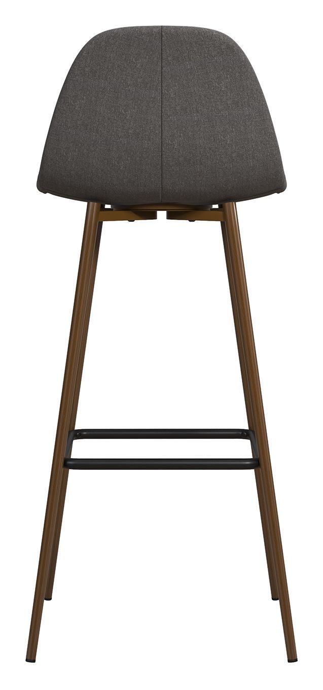 Copley Barstool Dark Grey Linen