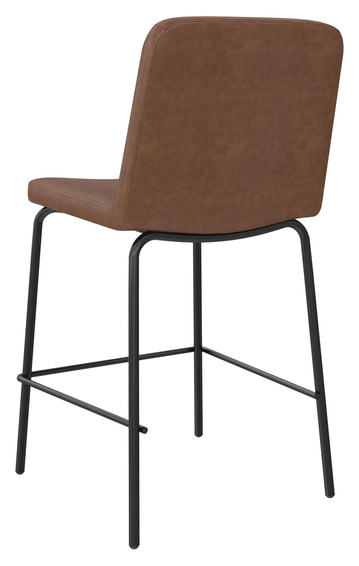 Corey Barstool, Brown Faux Leather