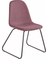 Cosmus Dining Chair m/stoffsete, Rosa