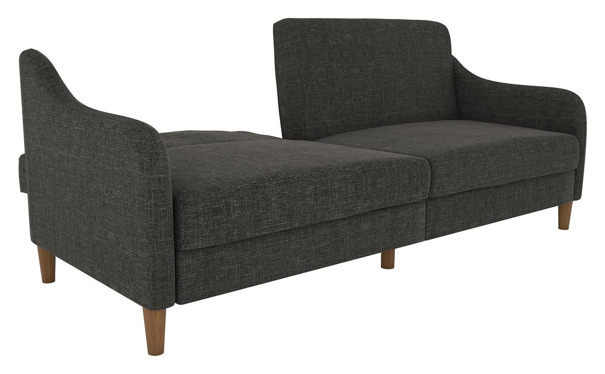 Jasper sofa seng, grått lin