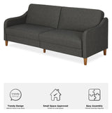 Jasper sofa seng, grått lin