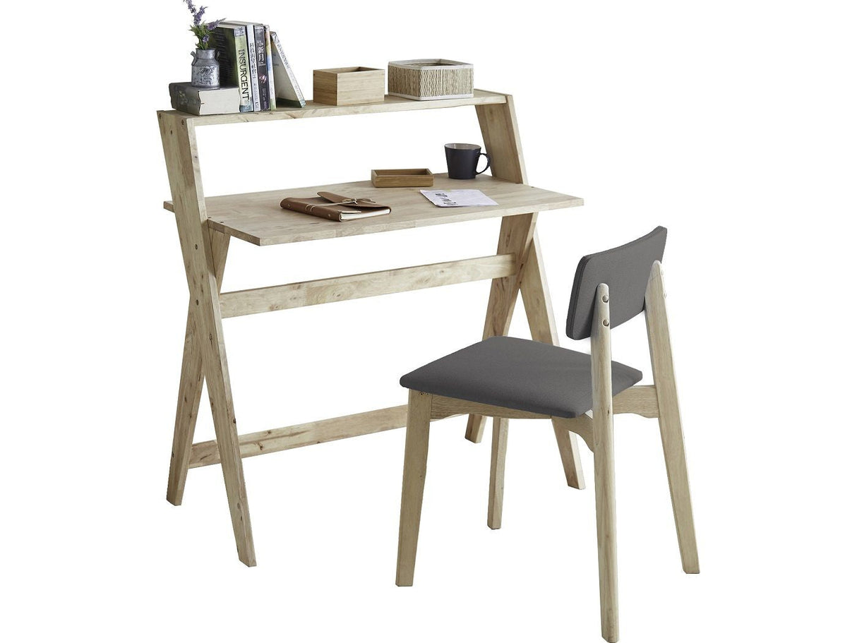 Mickey Desk with Chair, Anthracite /Nature