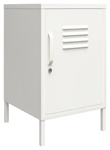 Mission District Metal Locker Sideboard, White