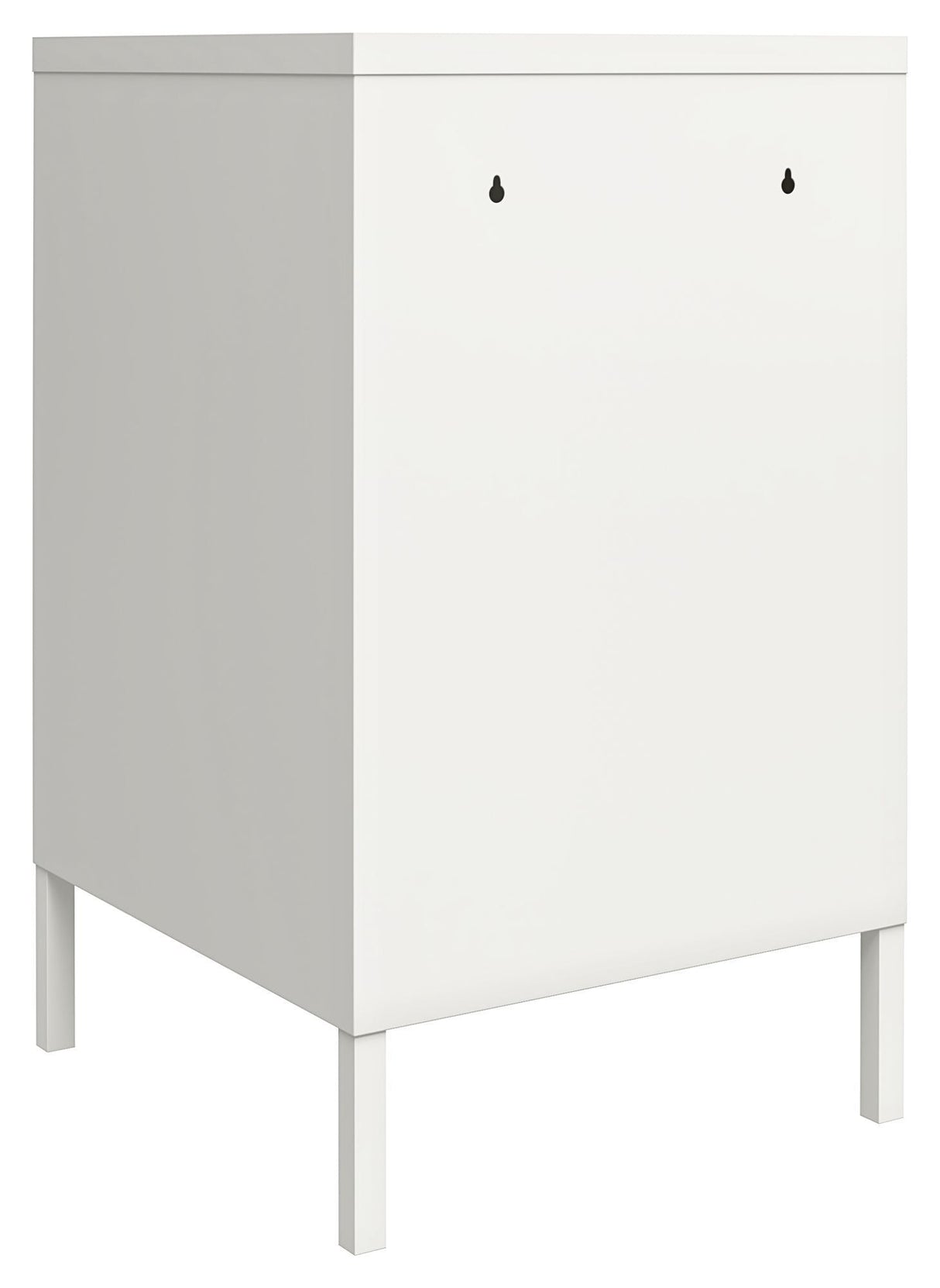 Mission District Metal Locker Sideboard, White