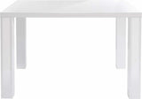 Shane spisebord White Highgloss, 120x90