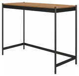 Tallulah Desk, Walnut w. Grå metall