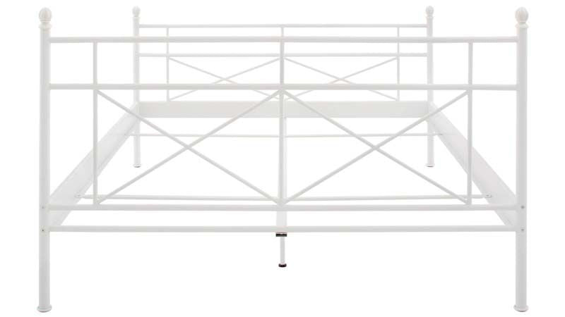 Tanja Bed Frame White Metal, 140x200