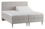 Lux Elevation Bed, 180x200, Latex Madrass Topper, Sand