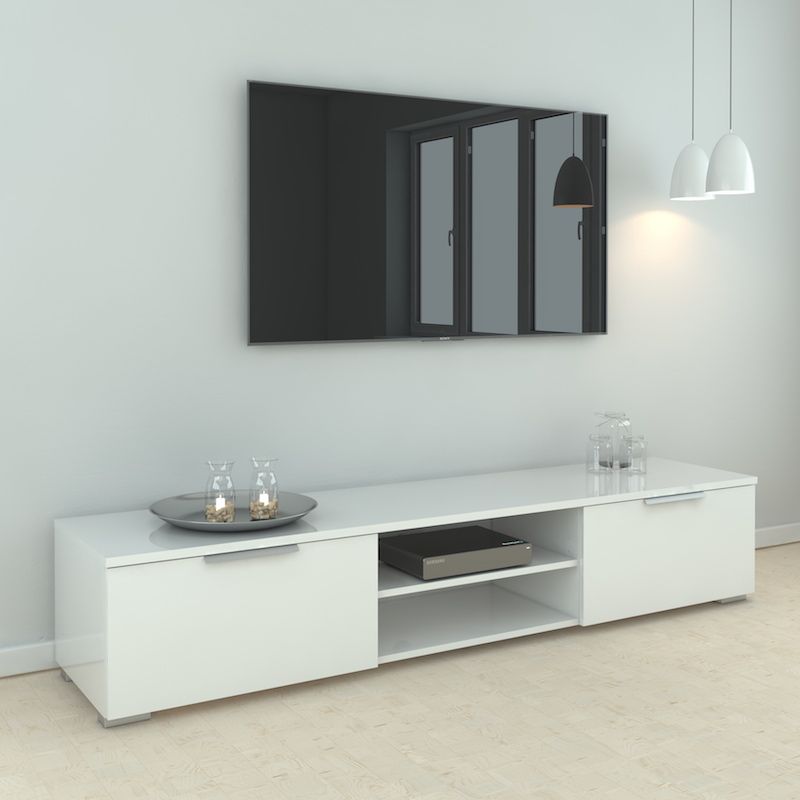 Match TV -bord - White High Gloss B: 172