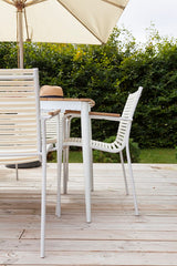 Mood Garden Chair m/armlener, hvit