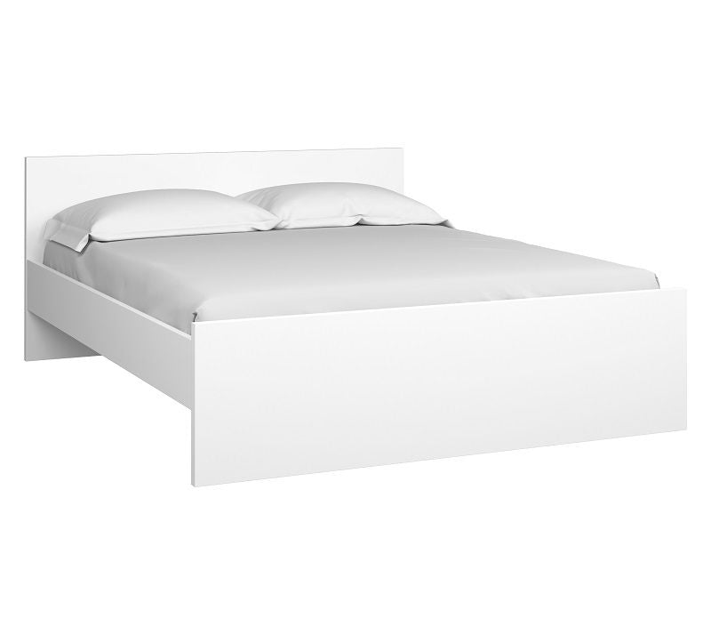 Naia Bed - White High Gloss - 160x200cm