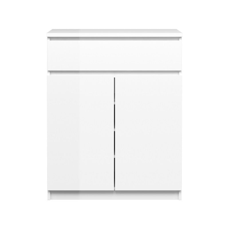 NAIA Sideboard - White High Gloss W/2 Doors + 1 -skuff