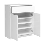 NAIA Sideboard - White High Gloss W/2 Doors + 1 -skuff