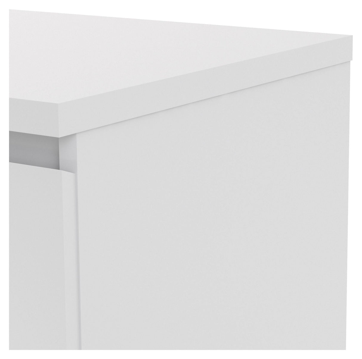 NAIA Sideboard - White High Gloss W/2 Doors + 1 -skuff