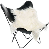 Mongolian Goatskin, premium 110x80, offwhite