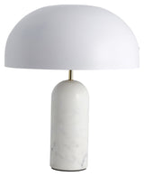 Nordal Atlas Table Lamp - Hvit marmor