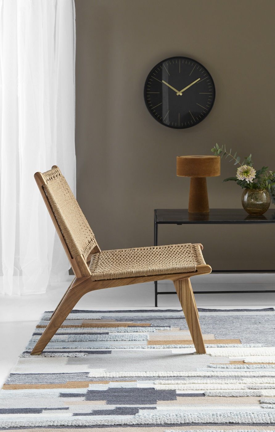 Nordal Club Lounge Chair - Teak w. tau