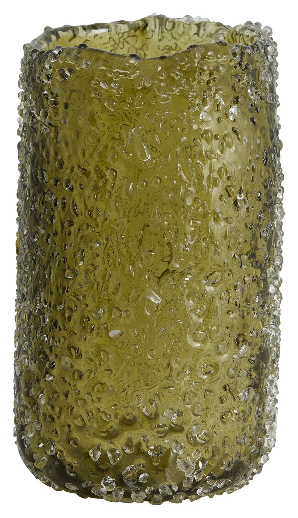 Nordal Clyde Glass Vase M - Green