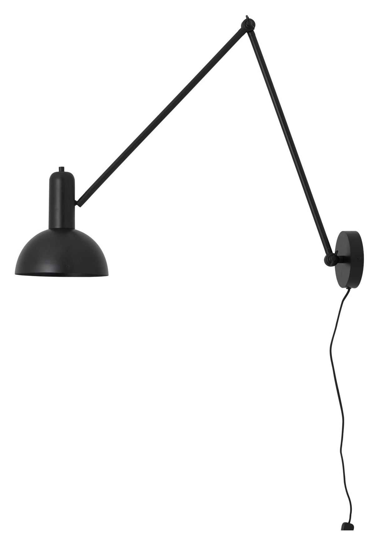 Nordal Freya Wall Lamp - Svart/messing