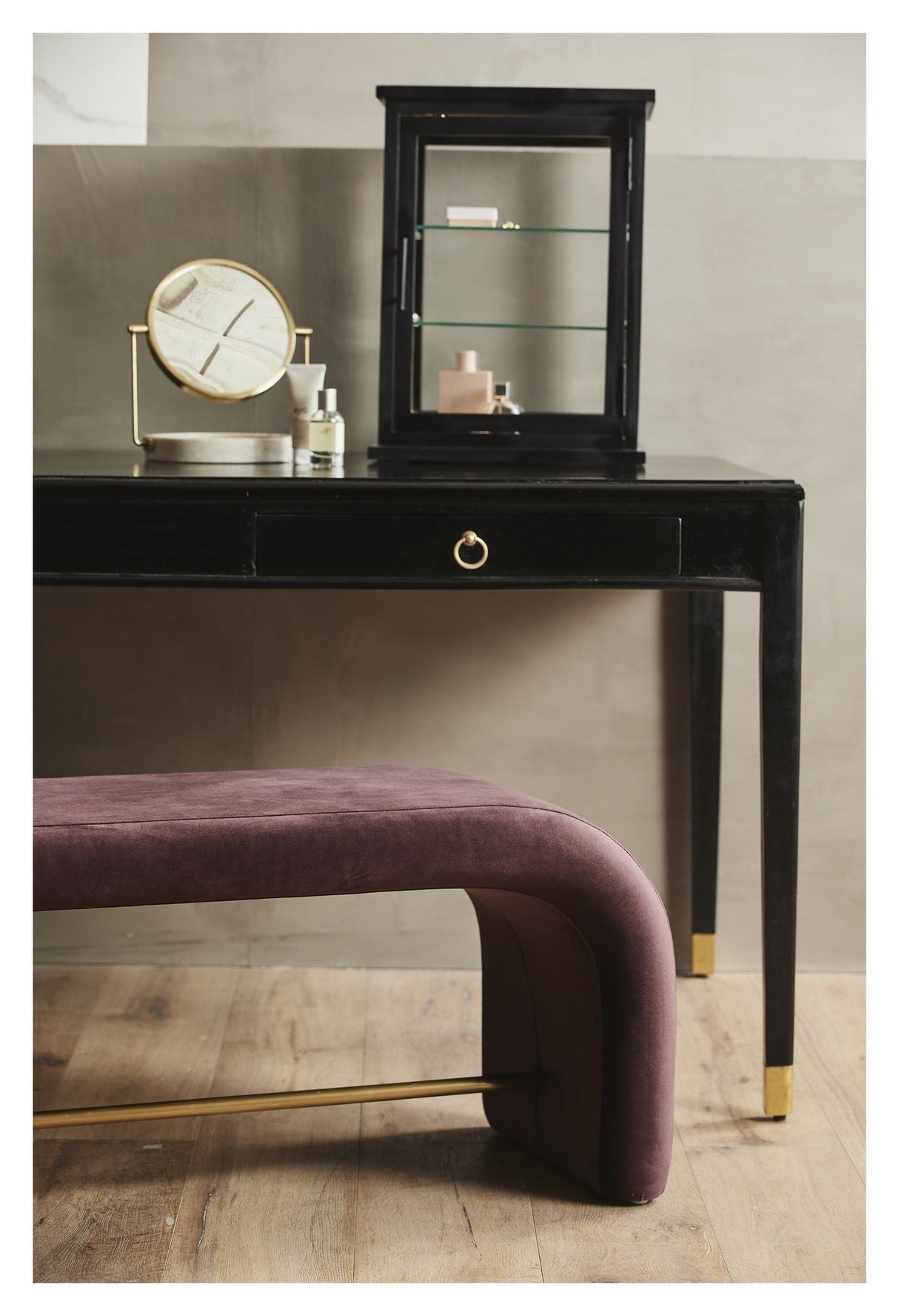 Nordal Haja Table Mirror - Gulden