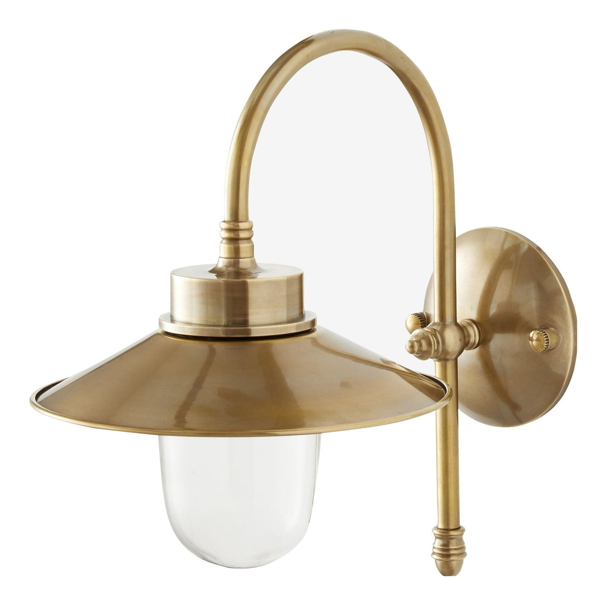 Lason Vegglampe, Utendørs, Messing 