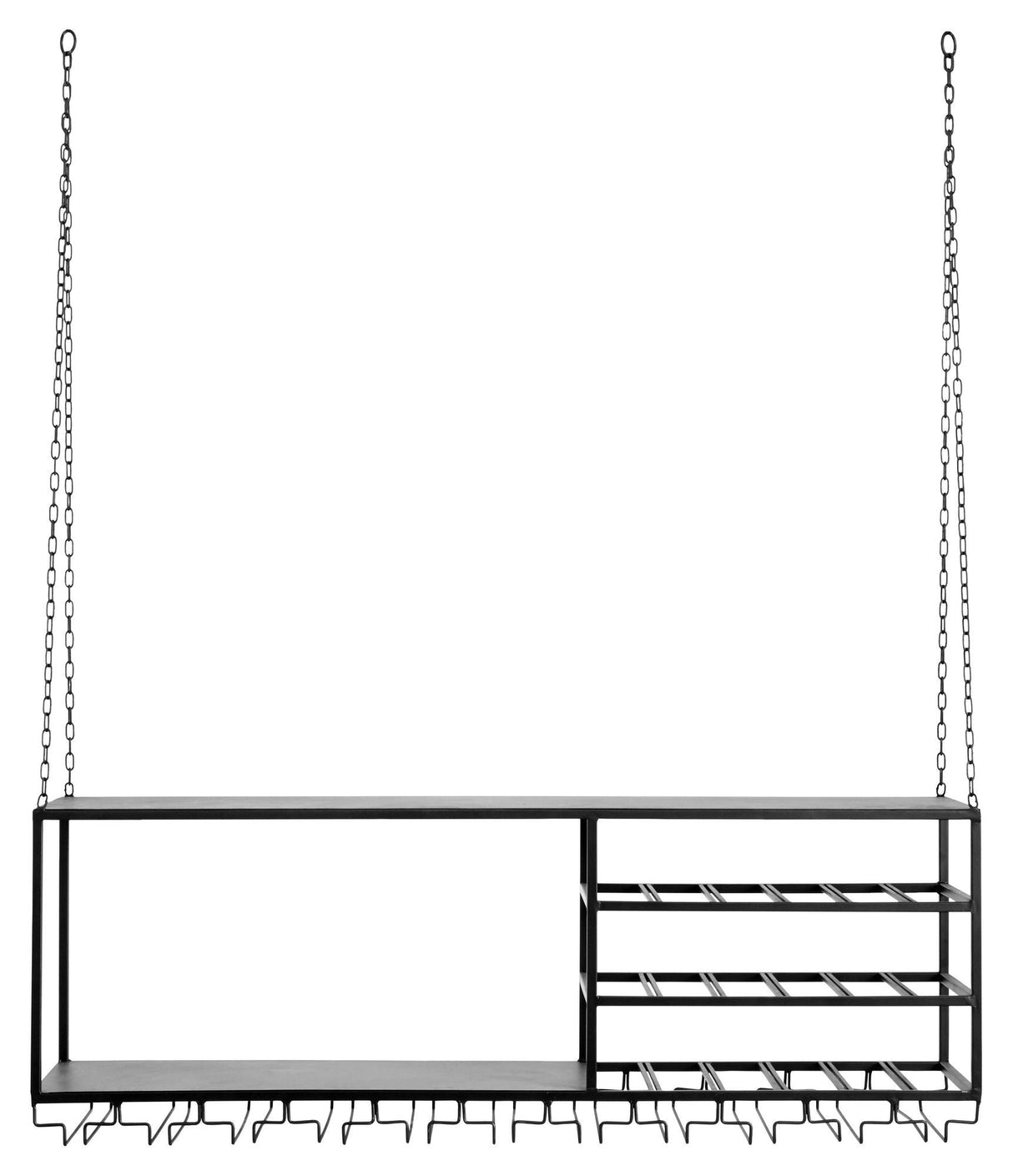 Nordal loft kjøkkenhylle for henging - svart jern