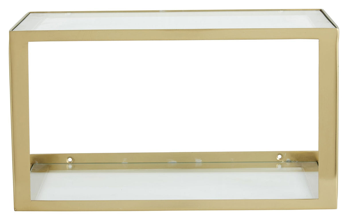 Nordal Nera Shelf m/glass - Gylden