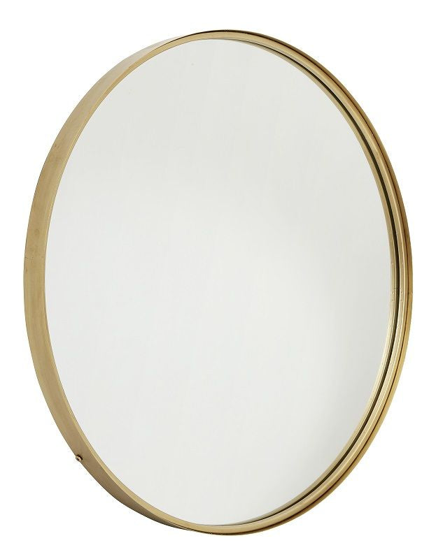 Nordal - Mirror Ø80 cm - Gullramme