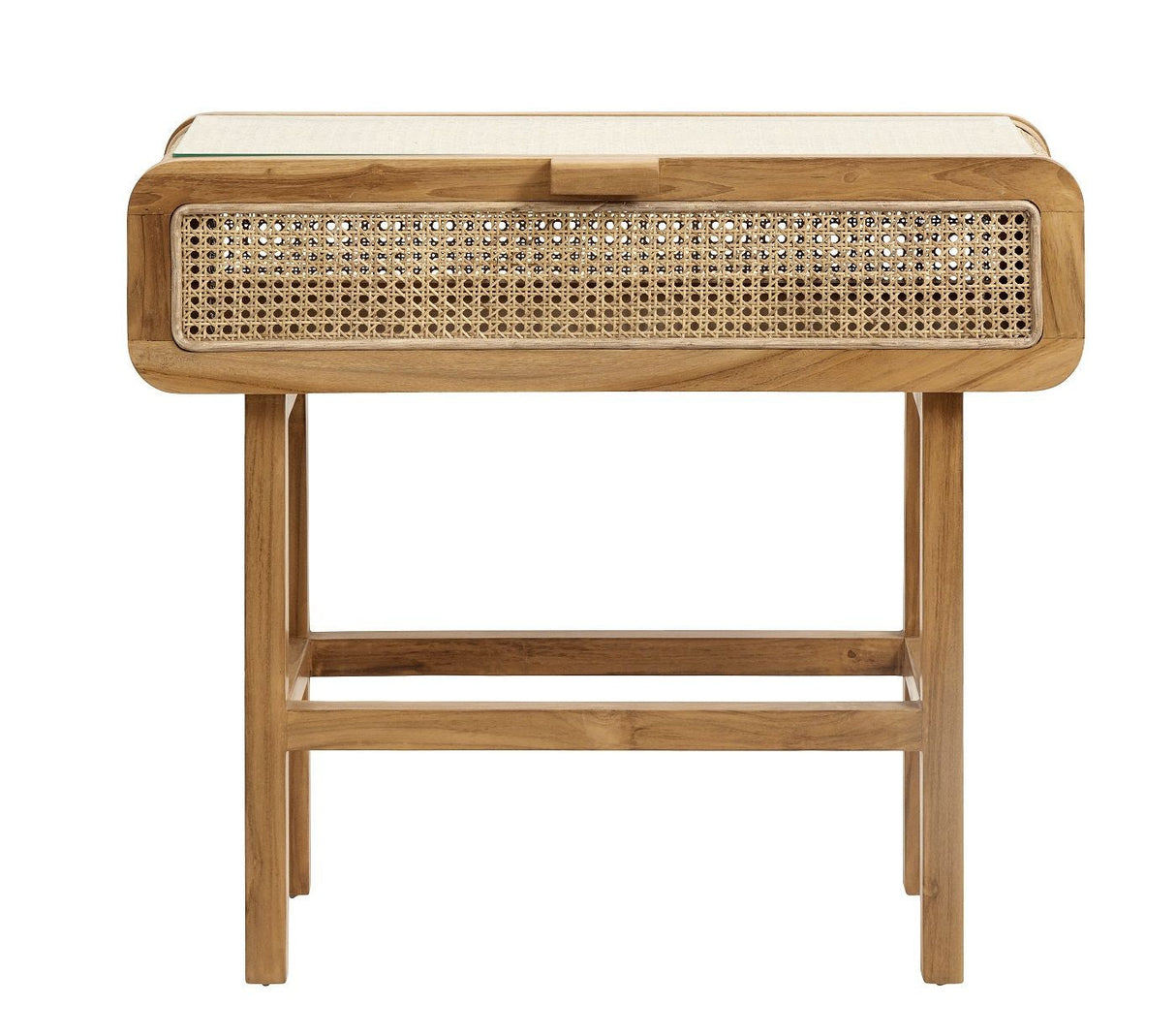 Nordal - Teak Console Table m/åpent nettveving