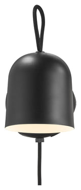 dftp vinkel vegglampe, svart