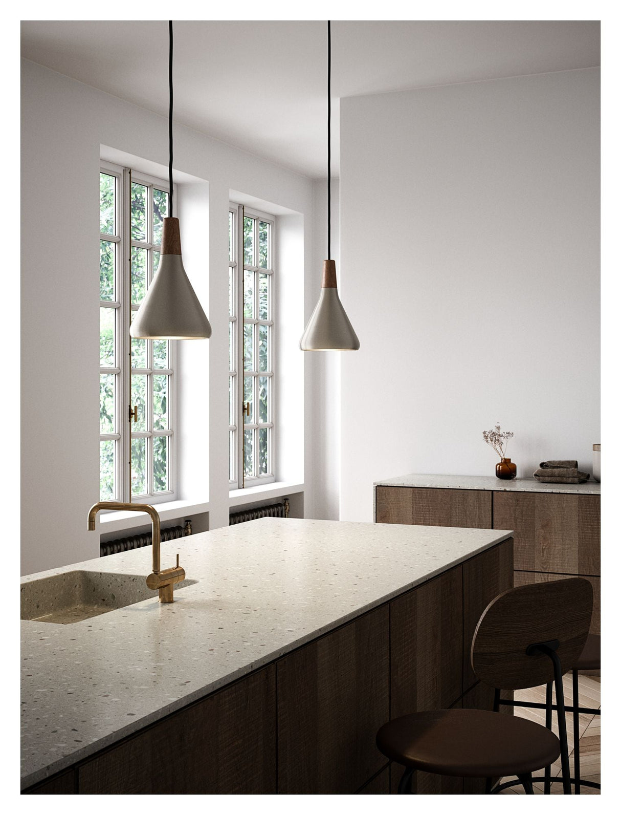 DFTP Nori 18 Pendant Luminaire, galvanisert