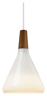 DFTP Nori 18 Pendant Luminaire, hvitt glass